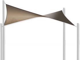 Vela de sombra Coolaroo DualShade  5.4m x 5.4m image 6