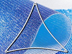 Vela de sombra Coolaroo DualShade  5m x 5m x 5m image 12